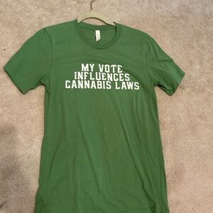 Green Cannabis T-Shirt